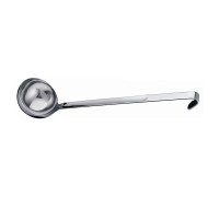 Thick stainless steel diameter 11cm / 360ml kitchen ladle professional restaurant tableware soup spoon