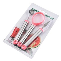 3 piece multifunctional fruit tool set  watermelon scoop server slicer cutter