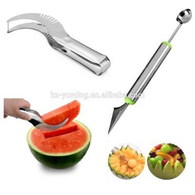 New Hot on Amazon FDA & LFGB approved best selling As Seen On TV watermelon cutter stainless steel melon watermelon slicer corer