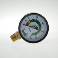 black steel 50mm small pressure gauge