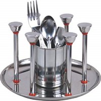 new modern Stainless Steel Glass Spoon and Stand